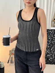 BXB - WILLOW KNIT TANK เสื้อกล้ามไหมพรมร่อง