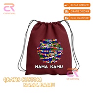 COUNTRY BALL COUNTRY HUMAN UNISEX CHILDREN'S DRAWSTRING BAG