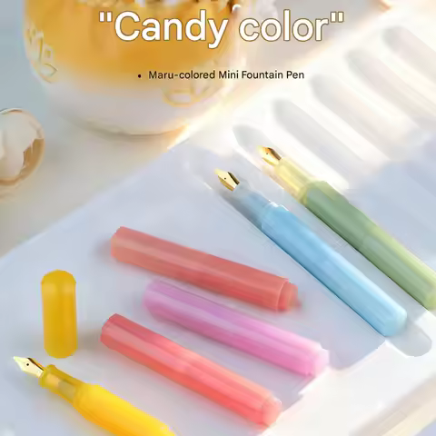 MaruCai 2nd Generation Candy Color Mini Fountain Pen Dip Pen Artistic Cute Instagram-Style Journalin