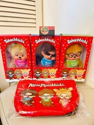 日本THE ALFEE x Monchhichi 刺繡袋子