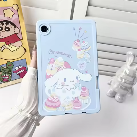 For Samsung Galaxy Tab A7 Lite A9 Plus S9 S8 S7 11 inch Cartoon Kuromi Stellalou Cinnamoroll Kids So