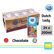 Dutch Lady UHT Pure Farm Chocolate Milk 24 x 200ml [1 Carton]