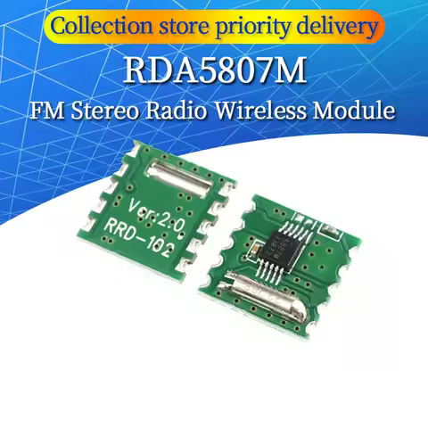 2/10/20PCS FM Stereo Radio RDA5807M Wireless Module For Arduino RRD-102V2.0 For Arduino RRD-102 V2.0