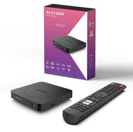 Aceconn TV PLUS PRO+ 4K UHD Smart TV Box IR Remote and Stalker Player & M3U Player & Recoding Capabi