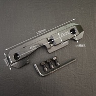}{“”》 =- Tactical AK47 Dovetail เหล็กแผ่นด้านข้าง Milled Stamped Receivers AK Side Rail Mount Ruger 10/22 Hunting Base