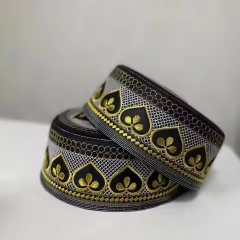 Muslim Cap For Men Clothing Tax Products Turkey Freeshipping Prayer Hat Kufi Embriodery Kippah Islam