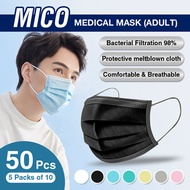 Mico 3 Ply Medical Mask for Adult BFE 98%