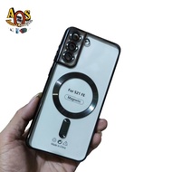 Magsafe Case Casing Samsung Galaxy S21 FE S21Fe S23 FE S20 FE S24 5G S24+ Plus S24 Ultra Softcase ma