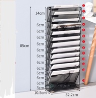 Kệ 13 NGĂN TREO TƯỜNG/ĐỂ BÀN A4 giá để tài liệu sách báo Kim Loại chắn chắn cho văn phòng công ty tr