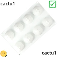 CACTU Candy Mould Silicone, Silicone 29.5*17cm 8Cavity  Peach Silicone Mould, Chocolate Mould Silico