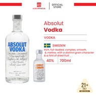 Absolut Vodka (700ml) [Free Miniature] No Sugar Liquor 伏特加 酒