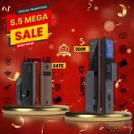 [5.5 MEGA SALE BUNDLE] Lenovo X3 Door Viewer Digital Lock &amp;  Lenovo U2 Facial Gate Lock Bundle Deal