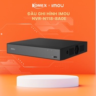IMOU 10/18 Channel NVR Video Recorder N110-8A0E/N118-8A0E - 2-Way Talk, Supports Camera Up to 8MP