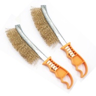 Brass Steel Wire Brush / Brass Golok Brush Brass Steel Wire Brush Brass Golok Brush