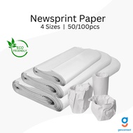 [50/100pcs] Newsprint Paper Small To Large Size For Moving, Wrapping, Drawing Packing & Filling