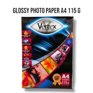 Vertex A4 115g photo paper Vertex glossy photo paper/ (100 sheets)
