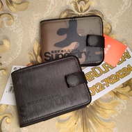 กระเป๋าสตางค์ Superdry One Popper Camo ของแท้ Superdry BEG DUIT WALLET 1 Butang BEG DUIT LELAKI, MEN