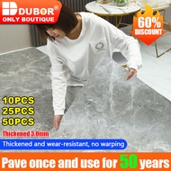 Pave once and use for 50 years 60 x 60 cm Thickened 3.0mm Vinyl tiles Floor PVC Marble Stickers Self Adhesive floor tiles sticker waterproof