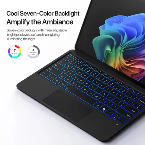 Backlight Bluetooth Keyboard For Microsoft Surface Pro 12 Inch,Keyboard Trackpad For Microsoft Surfa