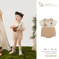 M&B (3M-24M) Bodychip Squirrel & Chestnutshort sleeve, soft, cool and fashionable for boys 5.7kg-13.