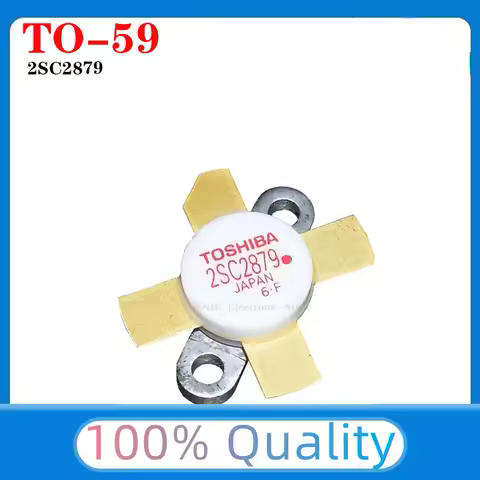 Good quality Original RF Transistor 2SC2879 TO-59 250W 28MHz SSB Linear Silicon NPN Power Amplifier