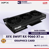 XFX SWIFT AMD RADEON RX 9060 XT OC TRIPLE FAN GAMING EDITION 16GB (3 Years Warranty) - BLACK