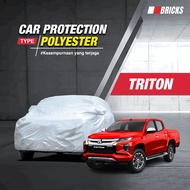 TRITON 4X4 Car Cover All New TRITON Double Cabin Mitsubishi silver polyester car Body Cover