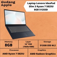 Laptop Lenovo IdeaPad Slim 3 Ryzen 7 5825U 8GB 512SSD WIN11+OHS
