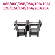 06B/06C/08B/08A/10B/10A/12B/12A/16B/16A/20B/20A-2 Double Row Half Buckle Chain Buckle Carbon Steel I