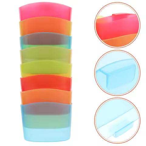8 Pcs Cups Tea Bag Holder Bags for Drinking Hook on Cookies Biscuit Automatic Mug