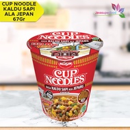 Nissin Cup Noodles Instantmie Japanese Stock 67g Beef Flavor Chicken/ - Beef Stock
