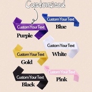 1Pc Custom Text Satin Ribbon, Personalized Quote Sash, Customized Birthday Sash, Customizable Bachel