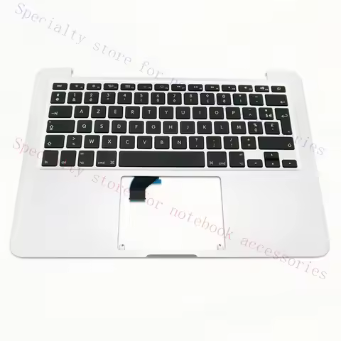 FFF++ AZERTY French keyboard Backlight For MacBook Pro Retina 13 A1502 Top Case 2015