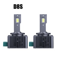 หลอดไฟหน้ารถยนต์ D1S LED 6000 D2S D4S D3S D5S D8S แบบปลั๊กแอนด์เพลย์ D2R D4R รถยนต์เทอร์โบอัตโนมัติไ