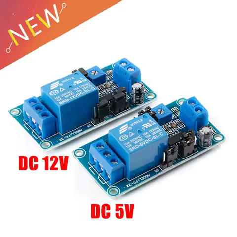 DC 12V 5V Delay Relay Delay Turn on / Delay Turn off Switch Module with Timer Volt Timing Relays Boa