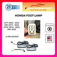 Honda City Jazz Civic CRV HRV 2014 - 2022 Interior LED Light Ambient Foot Lamp Mood Light Room Lamp(