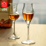แก้วดื่มแอลกอฮอล์ RCR Crystal Glass Premium Whiskey Snifter Cup Tulip Cognac Strong Alcohol Glass Eu