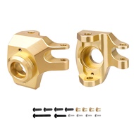 Heavy Duty Brass Front Steering Knuckles Carrier Weights for 1:10 Axial SCX10 II 90046 RC Crawler Ca