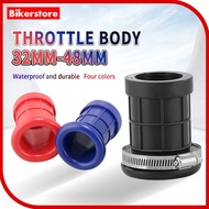King Drag Racing Trumpet Velocity Throttle Body 32MM-48MM Getah Funnel Intake Pipe Air Hose Universa