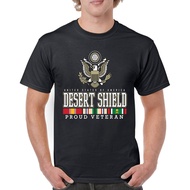 2025 Desert Shield Proud Veteran Tshirt American Army Dd 214 Patriotic Mens Tee