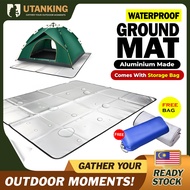 UtanKing™ Waterproof Ground Mat Camping Double Sided Aluminium Foil Tikar Beach Picnic Sleeping Pad