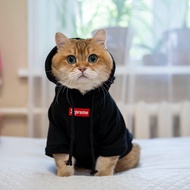 Baju Jaket Anjing Kucing Hewan Lucu Supreme Kaos Dog Cat Shirt