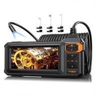 1PC LCD Screen Endoscope Camera With Light, Flexible Snake Camera, USB Rechargeable, Ideal For DIY H