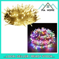 MA Home 100 LED 10M Lampu Fairy Twinkle String Lights Lamp Starry New Year Hiasan Bilik Tidur Raya L