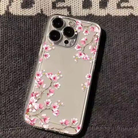 Cherry Blossom Pattern Phone Case for Xiaomi Redmi Note 13 12 11 Pro Plus 4G 5G 13C 12C 10 10C 9 9A 