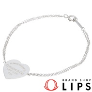 Tiffany & Co.) Return to Heart 手鍊 60143454（表頭：1.5厘米（高）x 1.5厘米（寬），腕圍：16厘米，厚度：0.1厘米），SV925，拋光，成色極佳 [二手