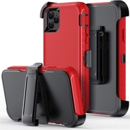 Defender Case for iPhone 11 Pro Max 13 12 Pro Max Mini Hybrid PC With Silicone Shockproof Otterbox Case