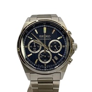 SEIKO Men's Watch Quartz Analog Stainless Steel NVY SLV 8T63-01T0 Direct from Japan Secondhand