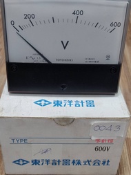 Toyo keiki ACF-12NB Volt Meter 0-600V