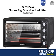 Khind OT100E Electric Oven 100L Rotisserie OT100